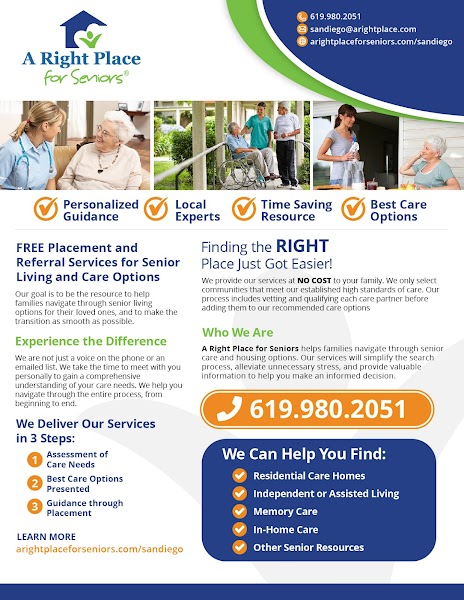 A Right Place for Seniors - San Diego