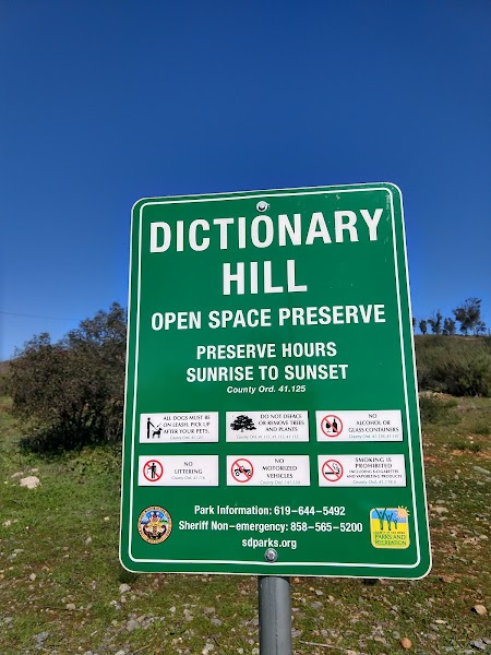 Dictionary Hill Hiking Trail