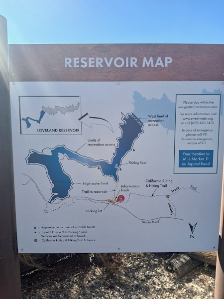 Loveland Reservoir Fishing and Hiking Access