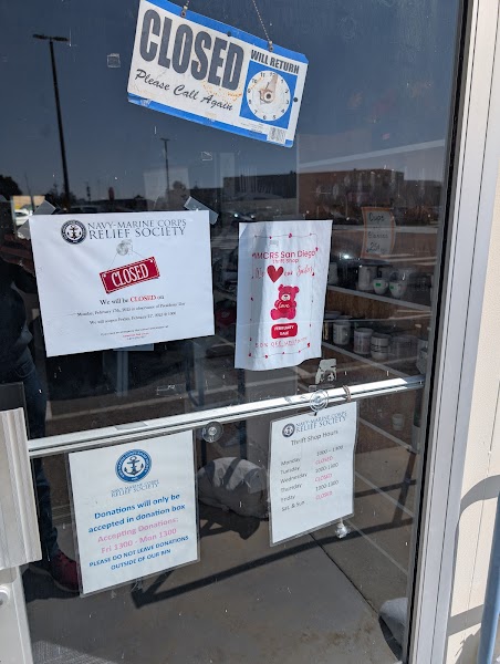 Navy Marine Corps Relief Society Thrift Shop