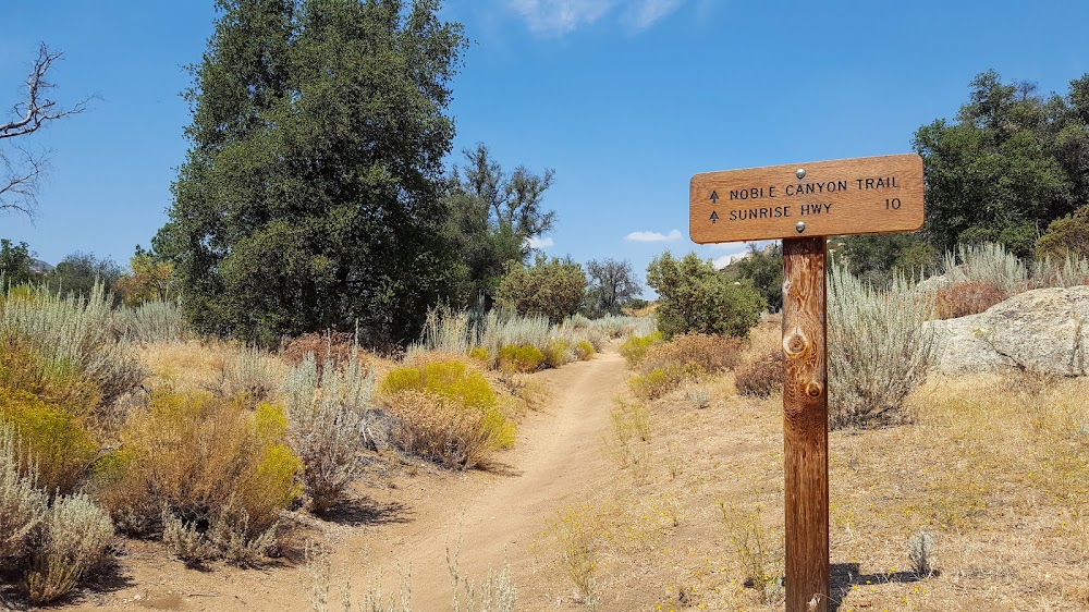 Noble Canyon Trailhead