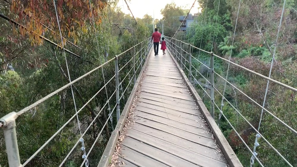 Spruce Street Suspension Bridge