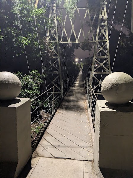 Spruce Street Suspension Bridge