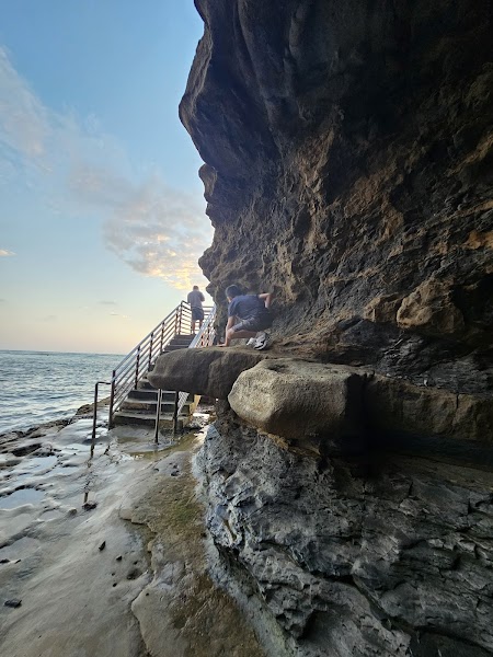 Stairs to lookout on Sunset Cliffs